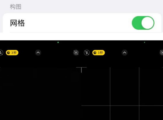 牟定苹果手机维修网点分享iPhone如何开启九宫格构图功能