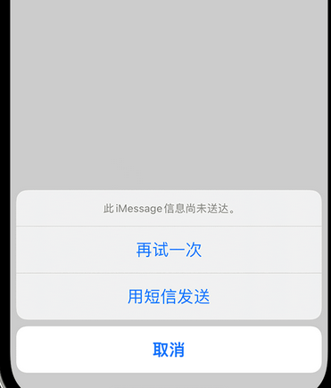 牟定apple维修iPhone上无法正常发送iMessage信息